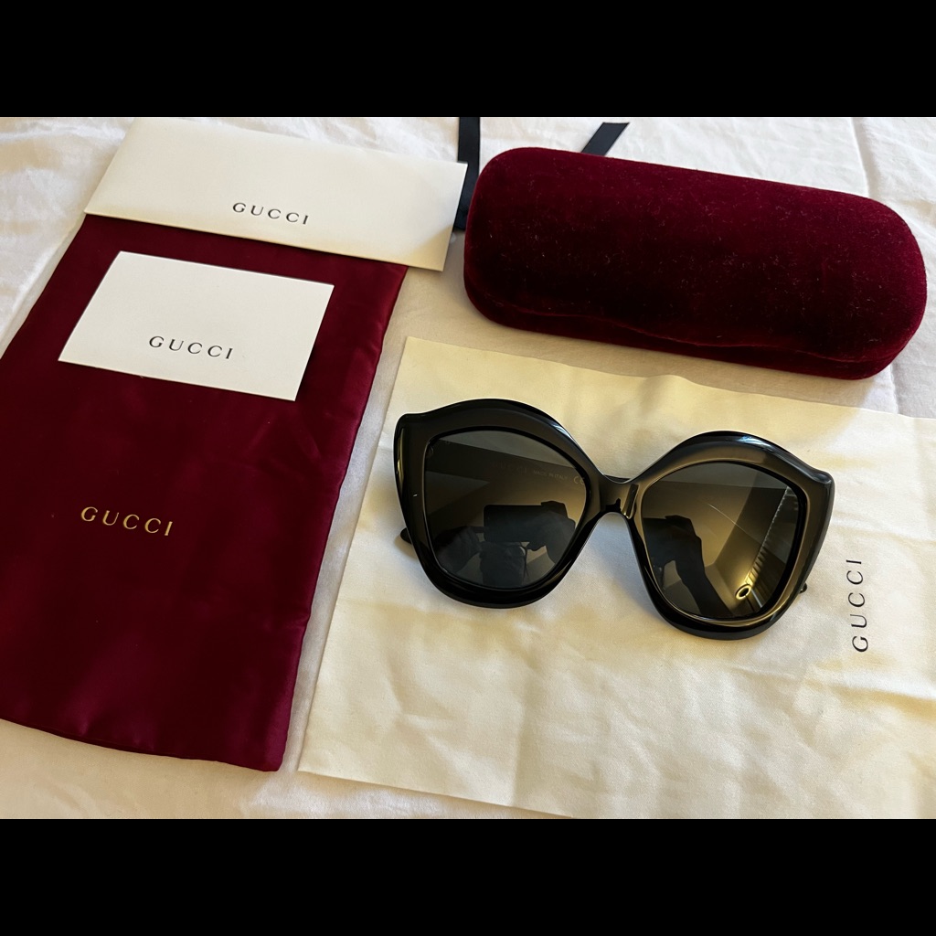 Authentic Gucci Black Sunglasses
